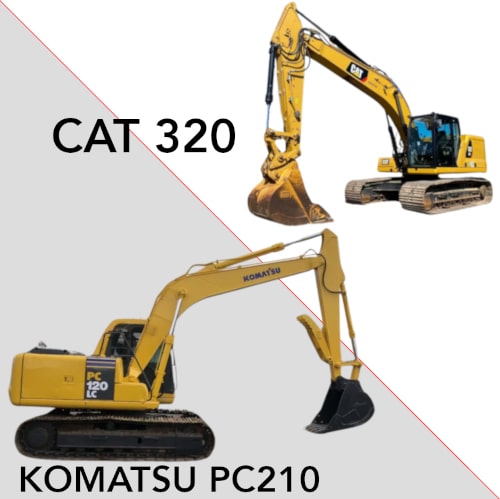 CAT 320 vs. Komatsu PC210: Make the Right Investment for Your Fleet | ConEquip Parts
