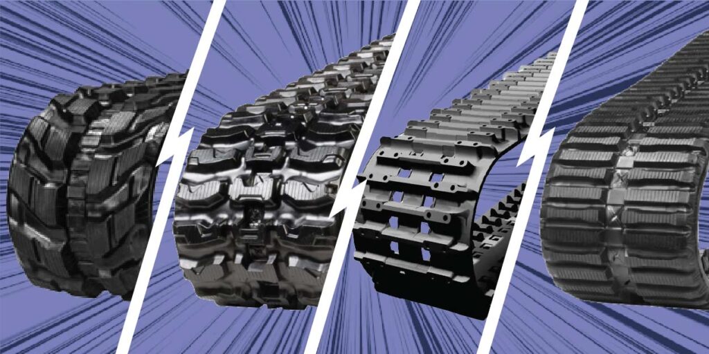 Which Rubber Track is Right for Your Machine: A Guide to the Different Types of Tracks